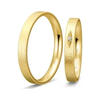 Prsten BREUNING zlaté snubní prsteny BR48/04955YG