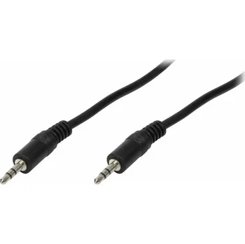Audio kabel Kabel LogiLink Jack 3,5 mm – Jack 3,5 mm 10 m černý (CA1053)