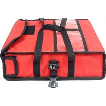 Bowling Taška na pizzu na 2 krabice 400x400 mm, material Cordura, červená s černým lemováním | FURMIS, T2M