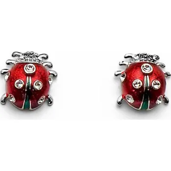 Šperk Náušnice s krystaly Swarovski Oliver Weber Ladybug