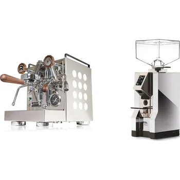 Kávovar Rocket Espresso Appartamento, white, walnut + Eureka Mignon…