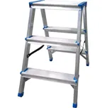 Drabest Hliníkové schůdky oboustranné 3 stupně