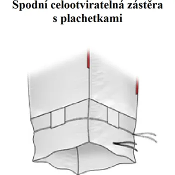Pytle na odpadky Big bag nový: 180x90x90cm N/Z C. 1250 kg
