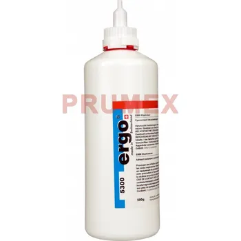 Průmyslové lepidlo Ergo 5300 - 500 g vteřinové lepidlo na elastomery