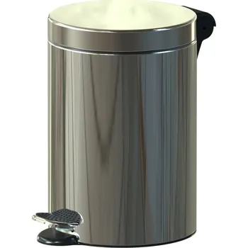 Odpadkový koš ENPRAG Odpadkový nášlapný koš Freedom Fresh 5l, lesklá nerezová ocel