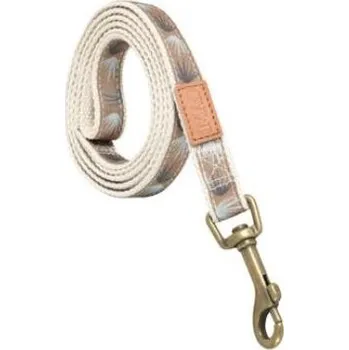 Vodítko pro psa Vodítko pes TAIGA hnědá 15mm 1,2m Zolux