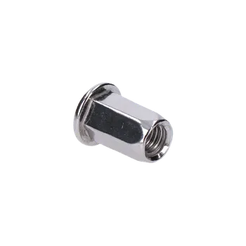 Stavební profil KOVIAN, s.r.o. nitovacia matica M6/0.3-3.0/ plochá hlava, hex, L=14.5mm, nerez