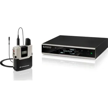 Mikrofon Sennheiser SpeechLine Digital Wireless bezdrátový set s klopovým mikrofonem SLDW MKE1 RACK