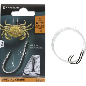 Rybářský háček CAPERLAN Háček s návazcem a lopatkou na lov krabů SW SHK FLO CB 2