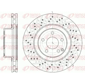 Brzdový kotouč Brzdový kotouč REMSA 6780.10