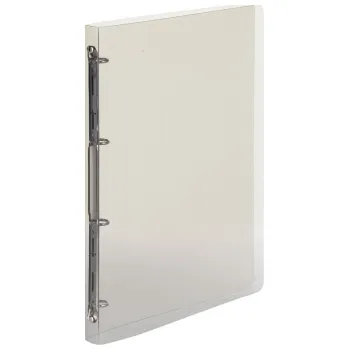 Desky A4 kroužkové průsvitné - 4 - kroužek / kouřová