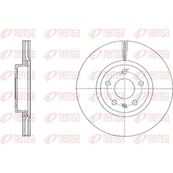 Brzdový kotouč Brzdový kotouč REMSA 6972.10