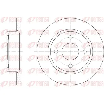 Brzdový kotouč Brzdový kotouč REMSA 6047.00