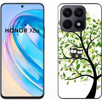 Pouzdro na mobilní telefon Gelový kryt mmCase na mobil Honor X8a - sovičky na stromě