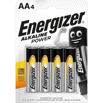 Článková baterie Baterie Energizer alkalické - baterie tužková AA / 4 ks