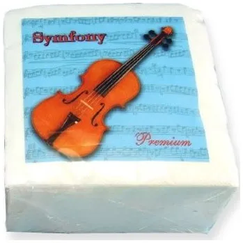 Papírové ubrousky Symfony Premium 33x33cm, 100ks