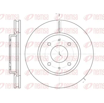 Brzdový kotouč Brzdový kotouč Remsa 6890.10