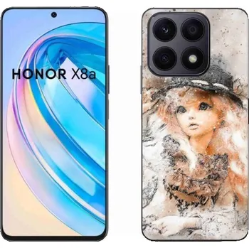 Pouzdro na mobilní telefon Gelový kryt mmCase na mobil Honor X8a - holčička s kloboukem