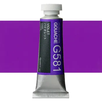Vodová barva Kvašová barva Holbein 15ml - Violet