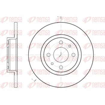 Brzdový kotouč Brzdový kotouč REMSA 6191.00