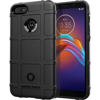 Pouzdro na mobilní telefon Rugged odolný gelový obal na mobil Motorola Moto E6 Play - černý