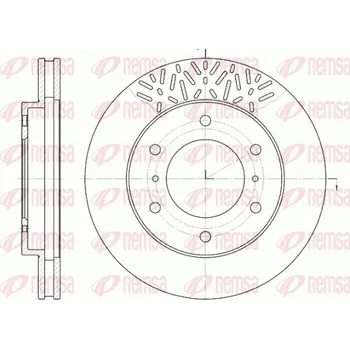 Brzdový kotouč Brzdový kotouč REMSA 6639.10