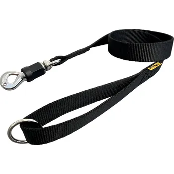Vodítko pro psa BAFPET Popruhové vodítko JEDNOBAREVNÉ Barva: Černá, Rozměr: 30mm x 100cm 18206J