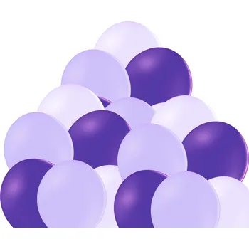 Balónek Mix lila, lavender a fialových balonků 50 kusů Balonkycz b85510