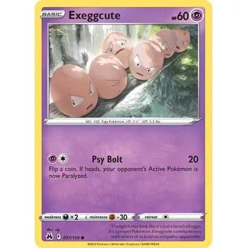 Sběratelská karetní hra Pokémon karta Exeggcute 057/159 - Crown Zenith