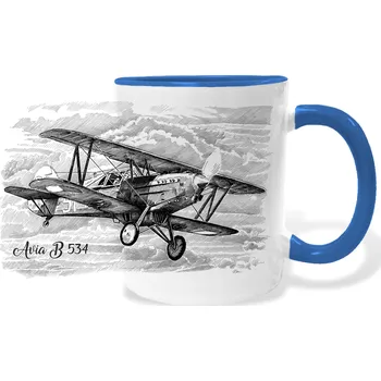 Hrnek - Avia B 534 Barva: Modrá