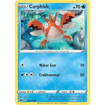 Sběratelská karetní hra Pokémon karta Corphish 033/159 - Crown Zenith