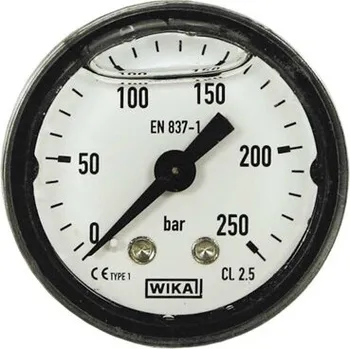 Příslušenství pro vysokotlaký čistič Manometr glycerinový 250bar 40mm G1/8" zadní