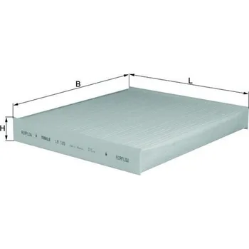 Ventilátor topení a klimatizace Filtr, vzduch v interiéru MAHLE LA 189