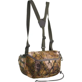 Sportovní taška SOLOGNAC Lovecká ledvinka se šlemi nešustivá 10 l maskovací Furtiv