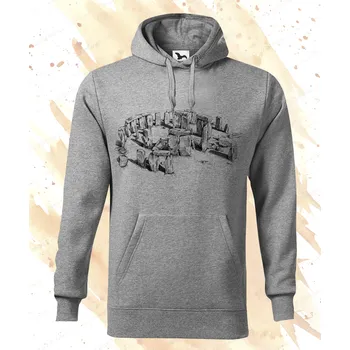 Dámská mikina Mikina - Stonehenge Barva: Šedá (12), Velikost: XXL, Střih: Dámské