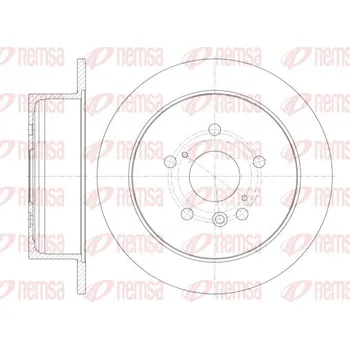 Brzdový kotouč Brzdový kotouč REMSA 6911.00