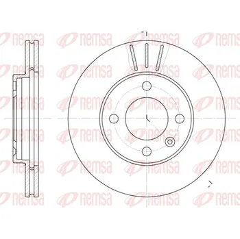 Brzdový kotouč Brzdový kotouč REMSA 6084.10