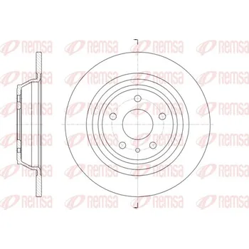 Brzdový kotouč Brzdový kotouč REMSA 61606.00