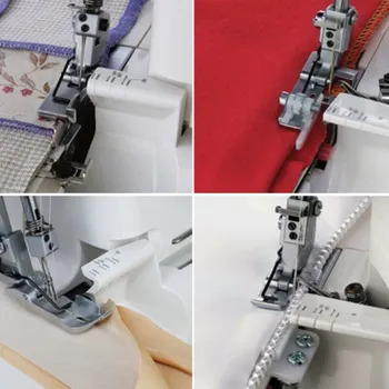 Příslušenství k šicímu stroji sestava 4 patek pro Janome overlock