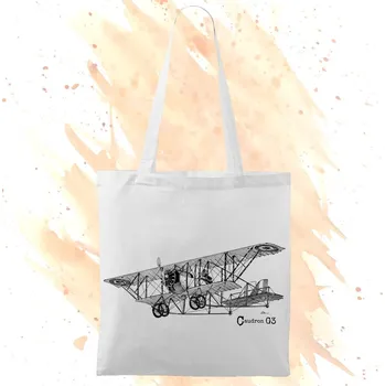 Plátěná taška - Caudron G3 Barva: Bílá