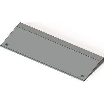 Rohožka Pozinkovaný nájezd pro kartáčové vstupní rohože FLT-PRM, FLT-ECO FLOMA - délka 30 cm, šířka 79,3 cm, výška 5 cm