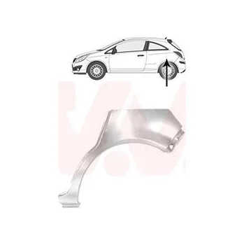 Příslušenství karosérie Boční stěna VAN WEZEL 3750147