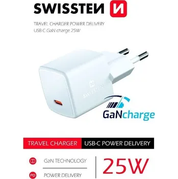 ANGLICKÁ Nabíječka s rychlým nabíjením 25W + USB-C kabel 1m