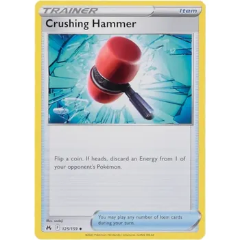 Karetní hra Pokémon karta Crushing Hammer 125/159- Crown Zenith