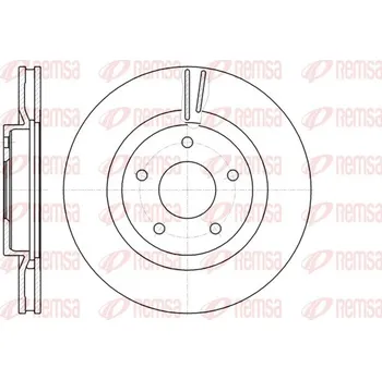 Brzdový kotouč Brzdový kotouč REMSA 61087.10