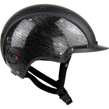 Jezdecká přilba CASCO Helma Champ-3 CASCO, brush black Obvod hlavy: 58-62 cm