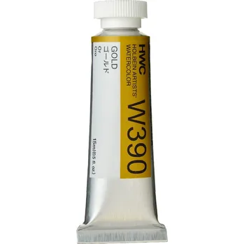 Vodová barva Akvarelová barva Holbein 15ml - zlatá