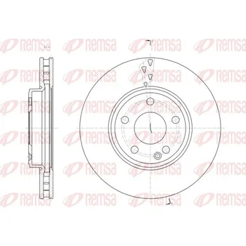 Brzdový kotouč Brzdový kotouč REMSA 61522.10