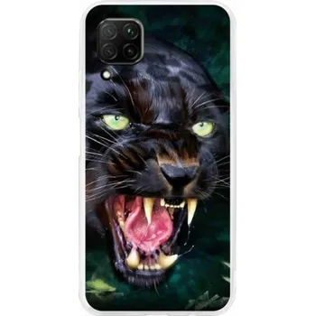 Pouzdro na mobilní telefon Gelový kryt mmCase na mobil Huawei P40 Lite - rozzuřený černý panter