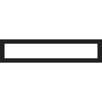 Magnetický informační rámeček LEAN A4/A3 - 317 x 75 mm / černá / 10 ks